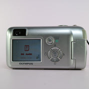 Olympus Digital Camera Camedia C-460 Zoom Del Sol 4.0MP Silver Tested