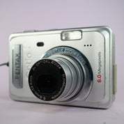 Pentax Optio S60 6.0MP Compact Digital Camera Silver Tested