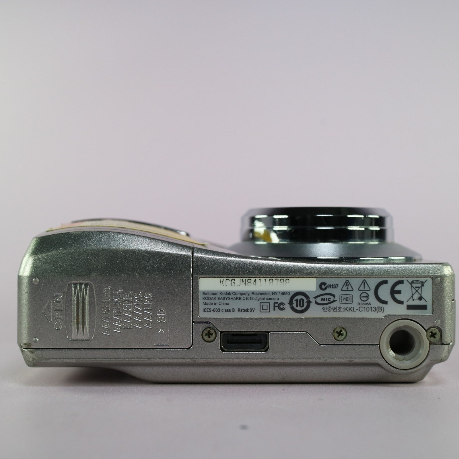 Kodak Digital Camera EasyShare C1013 10.0MP Silver Tested