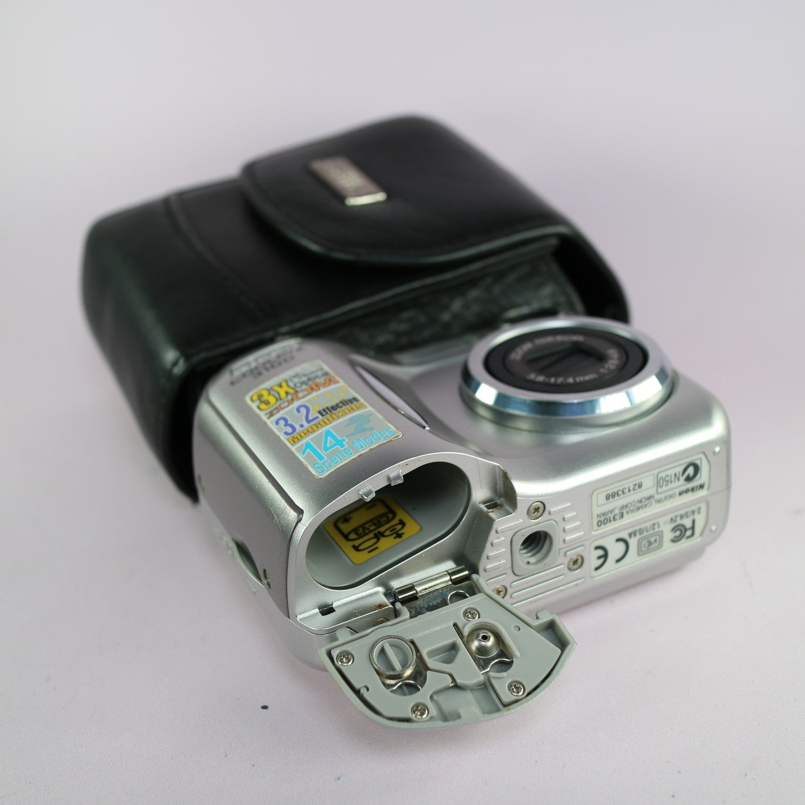 Nikon Digital Camera Coolpix 3100 3.2MP Silver Tested