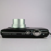 Nikon Digital Camera Coolpix S2500 12.0MP Black Tested Full Working Set