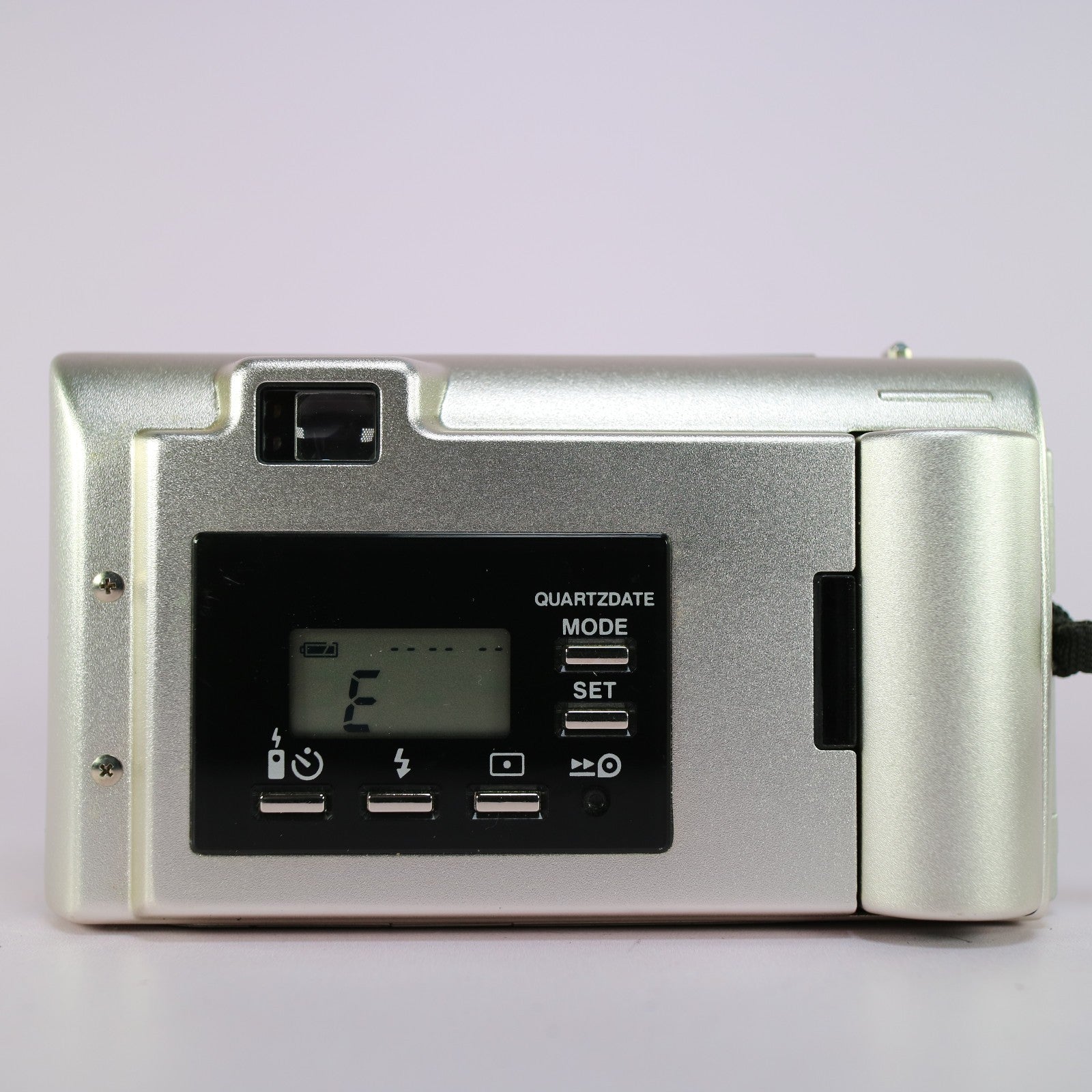Olympus MJU V 35mm Film Point and Shoot Metal Body Camera Silver Tested