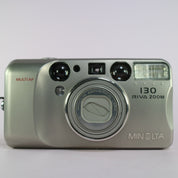 Minolta Riva Zoom 130 35mm Film Point and Shoot Camera Silver Tested