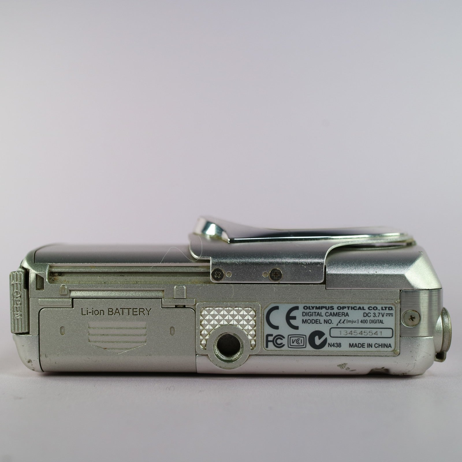 Olympus Digital Camera Mju 400 4.0MP Silver Tested