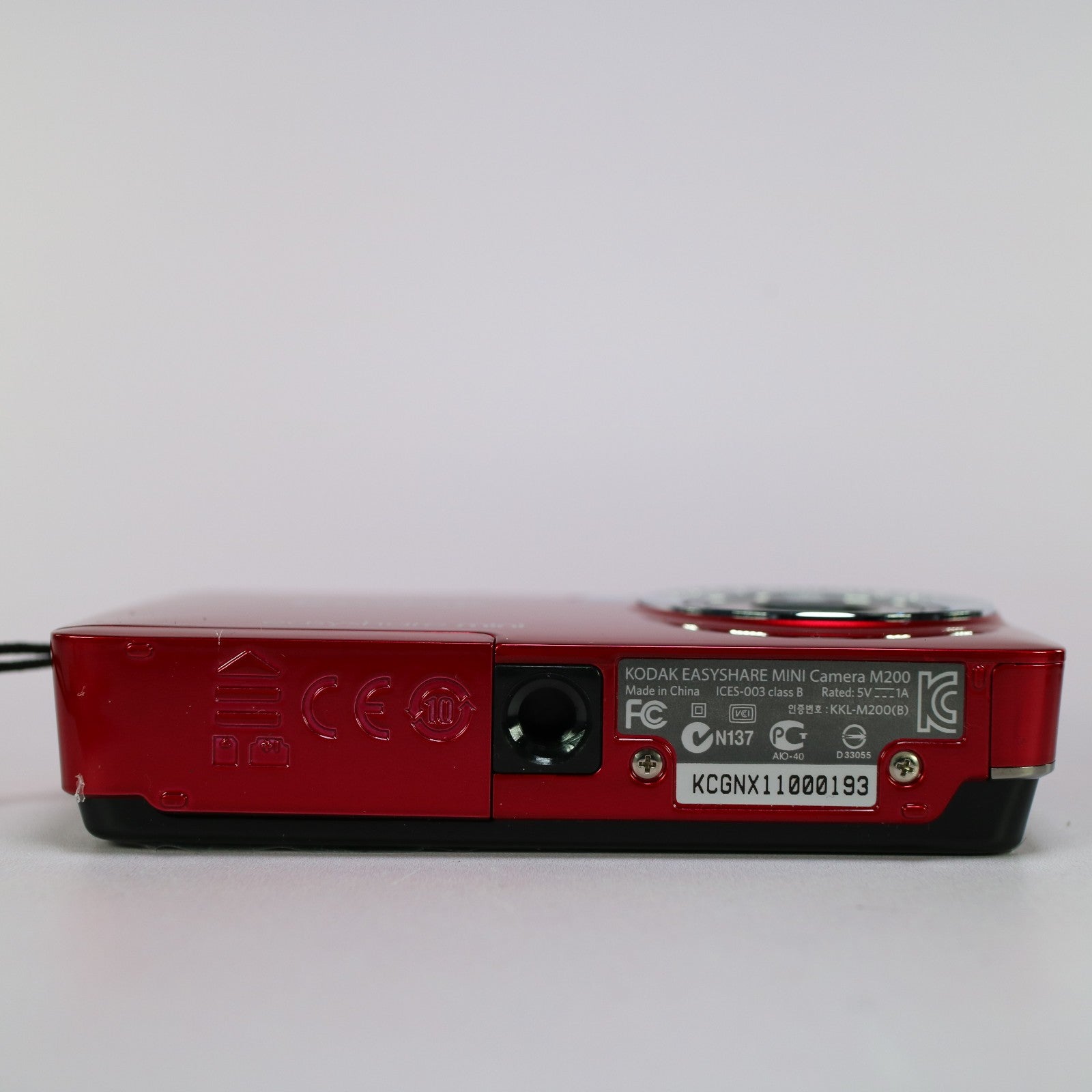Kodak Digital Camera EasyShare Mini M200 10.0MP Red Tested Full Working Set