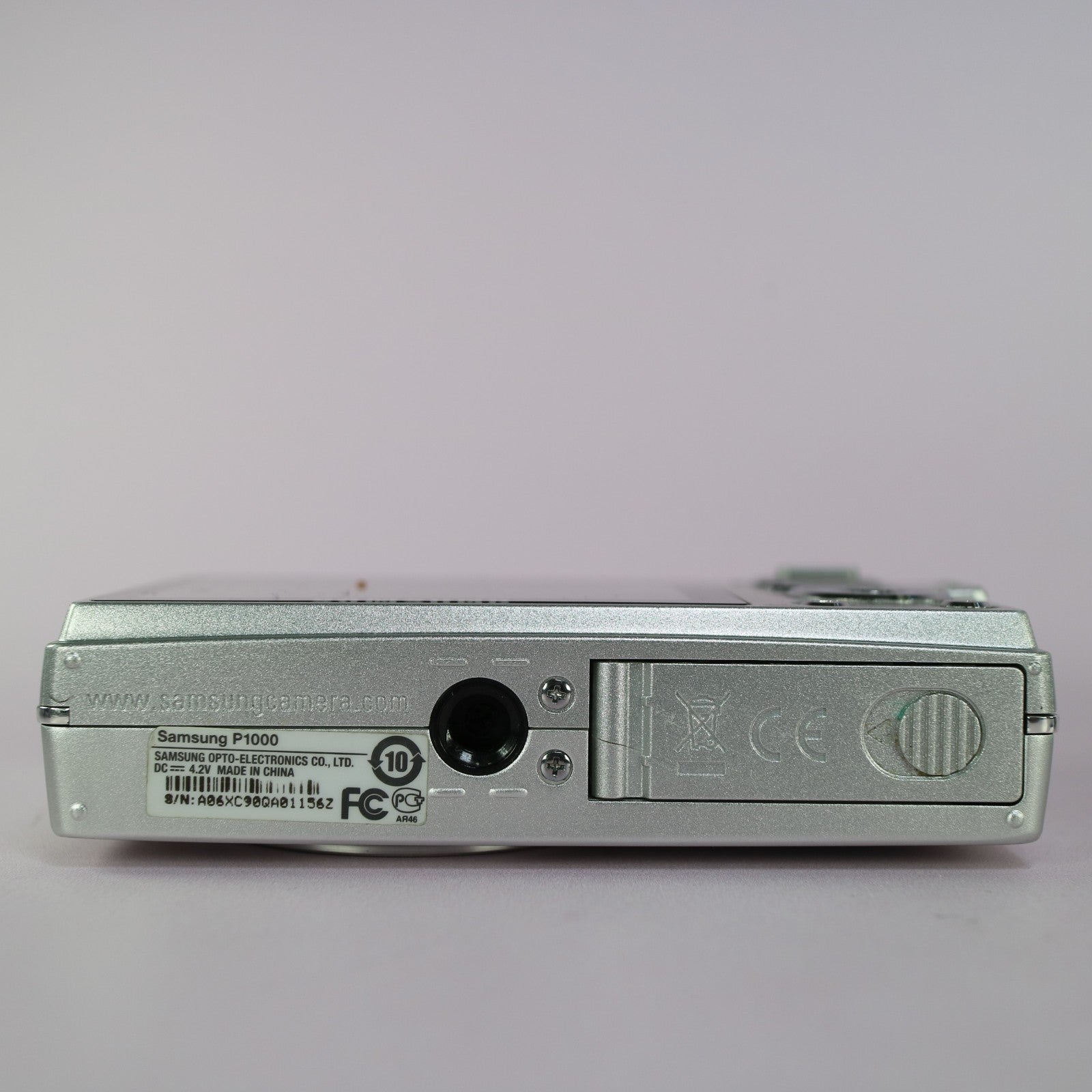 Samsung Digital Camera P1000 10.2MP Silver Tested Full Working Set