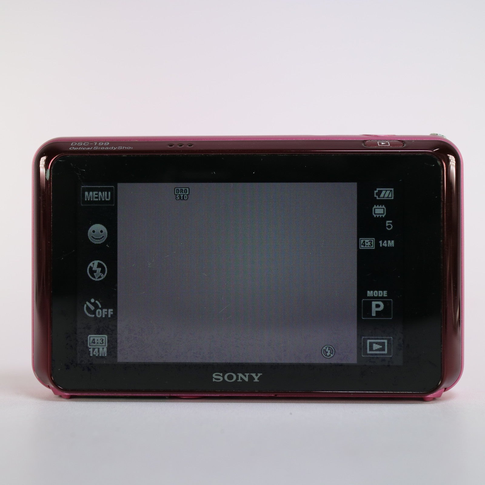 Sony Cyber-shot Underwater Digital Camera DSC-T99 14.1MP Pink Tested Full Set