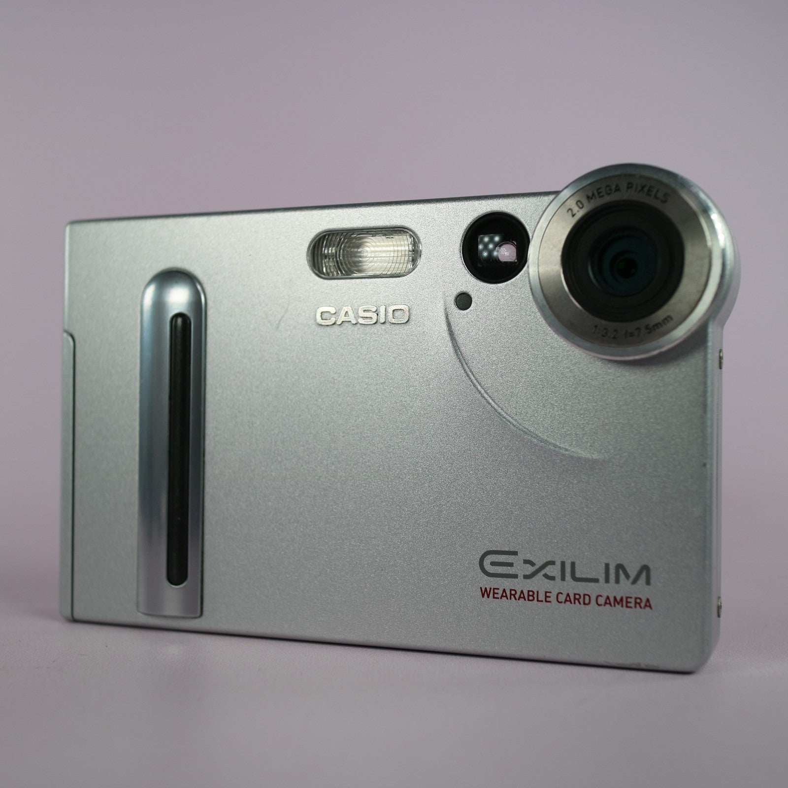 Casio Digital Camera Exilim EX-S2 2.0MP Silver Tested Full Working Set