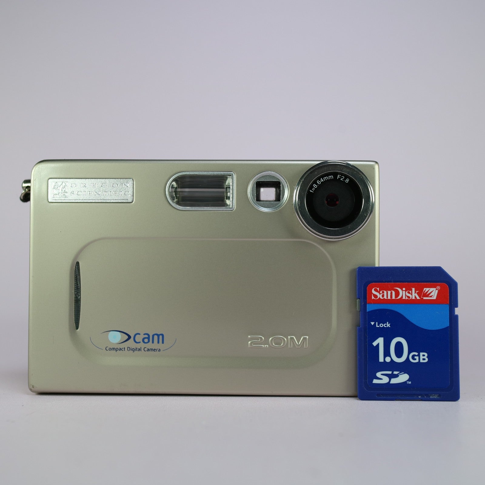 Oregon Scientific EyeCam Digital Camera 2.0MP Silver Tested