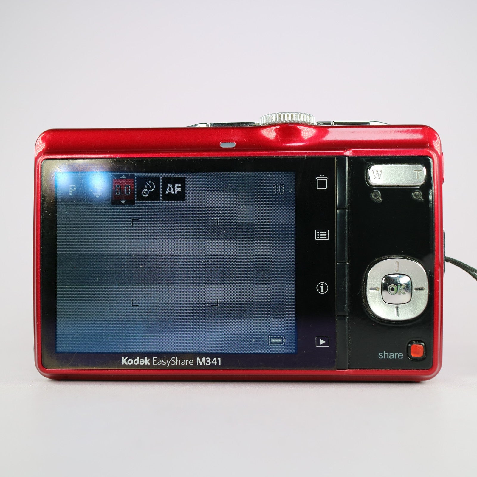 Kodak Digital Camera EasyShare M341 12.2MP Red Tested