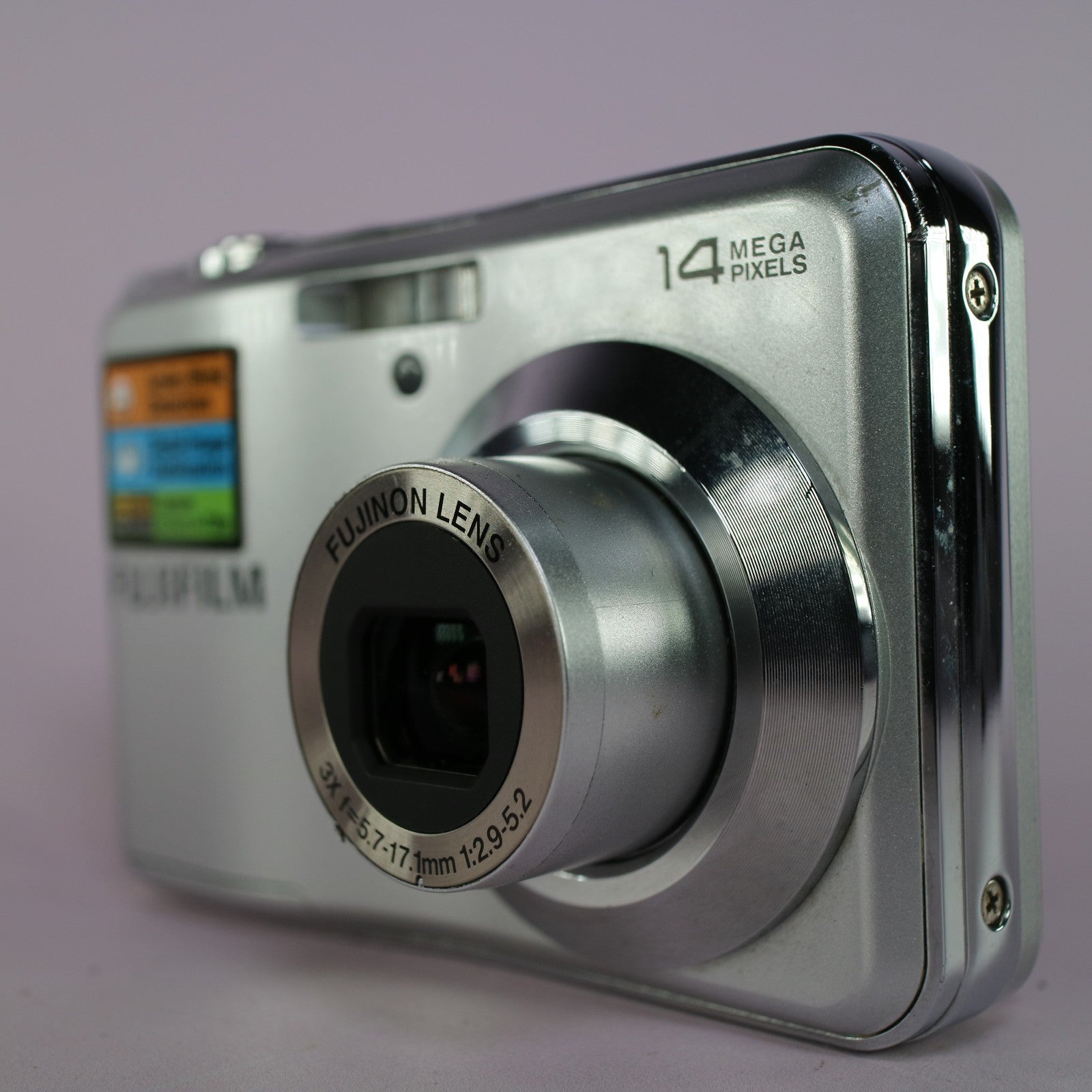 Fujifilm Digital Camera FinePix AV200 14.0MP Silver Tested