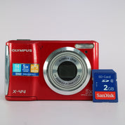 Olympus Digital Camera X-44 12.0MP Red Tested