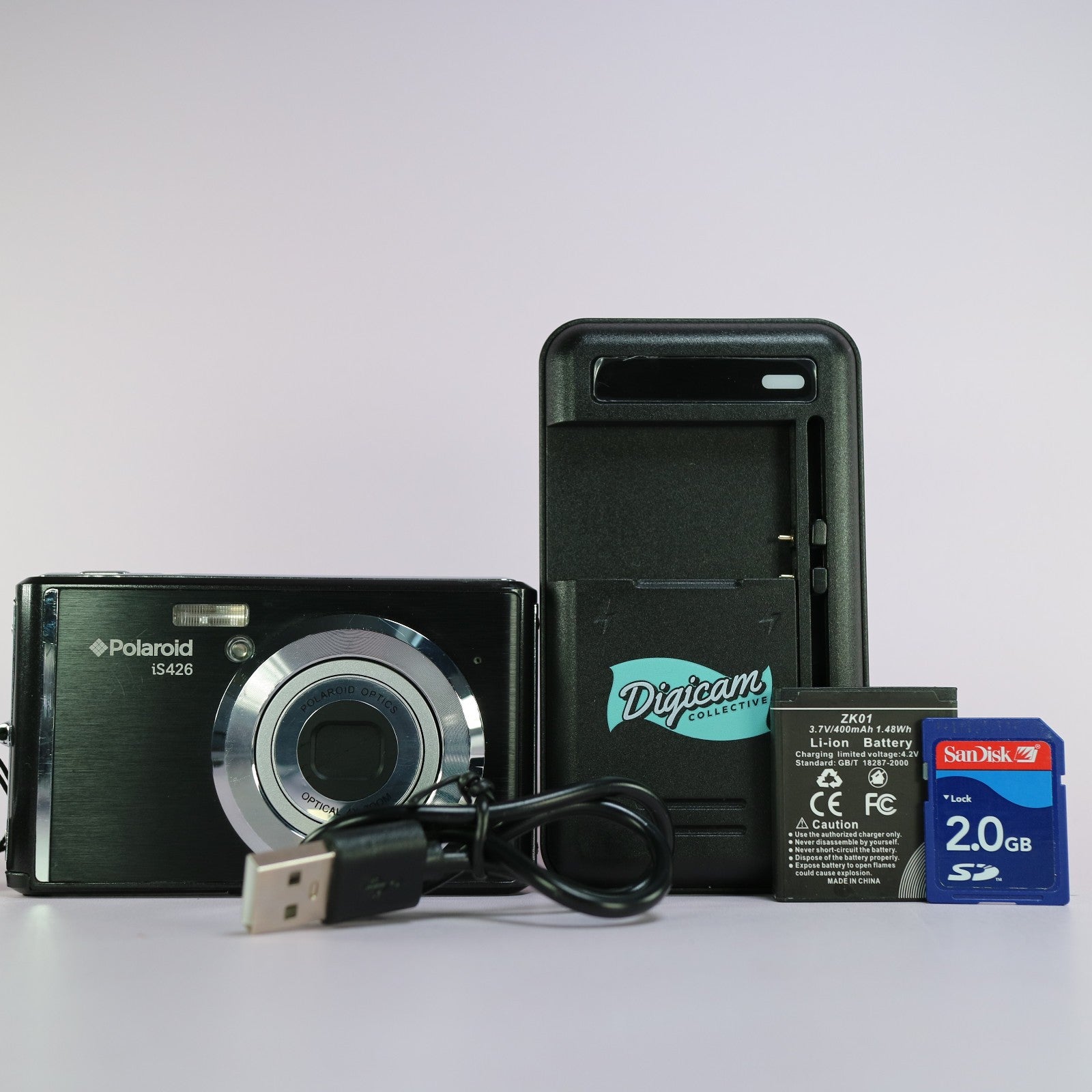 Polaroid Digital Camera iS426 16.0MP Black Tested