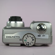 Nikon Digital Camera Coolpix 775 2.1MP Silver Tested