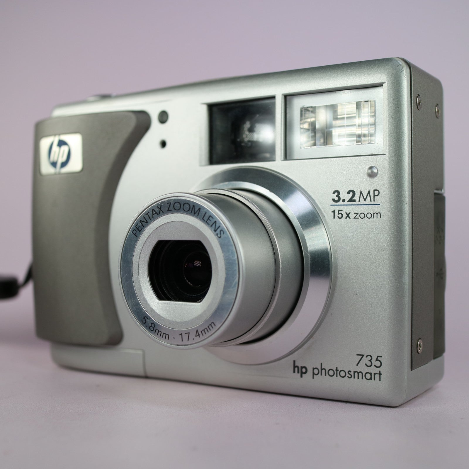 HP Digital Camera Photosmart 735 3.2MP Silver Tested