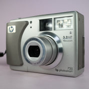 HP Digital Camera Photosmart 735 3.2MP Silver Tested
