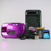 Fujifilm Digital Camera FinePix Z35 10.0MP Purple Tested Full Working Set