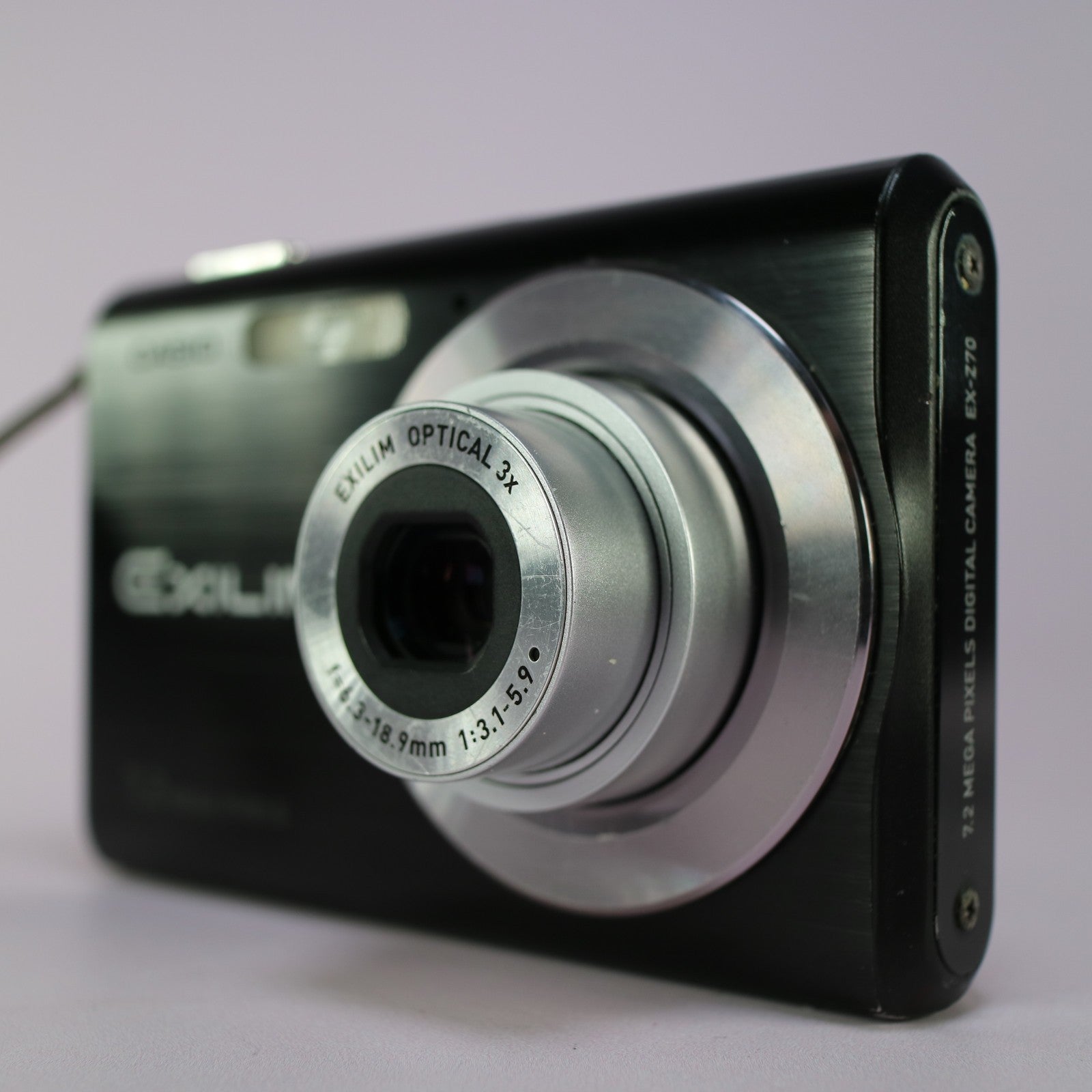 Casio Digital Camera Exilim EX-Z70 7.2MP Black Tested With Full Working Set