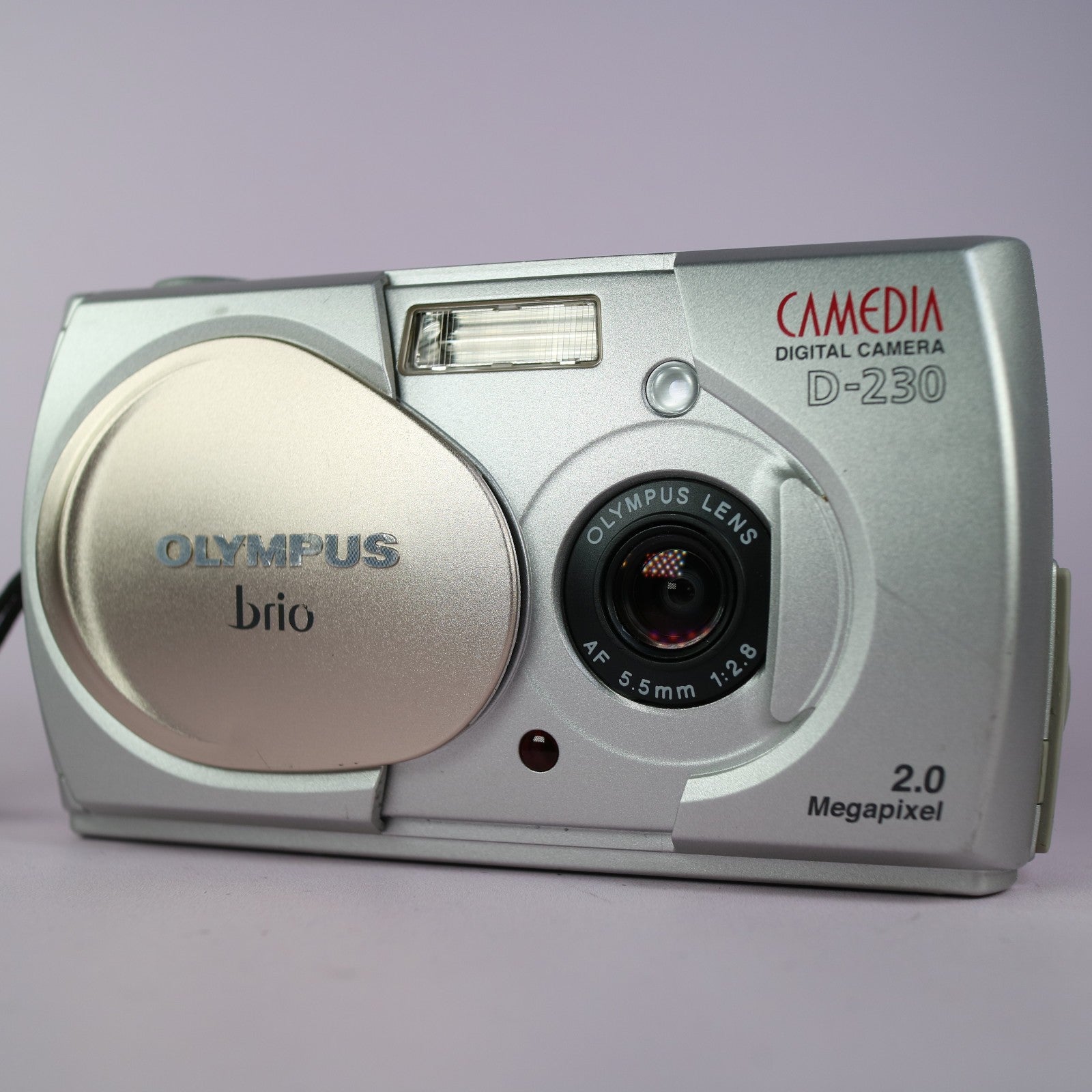 Olympus Digital Camera Camedia Brio D-230 2.0MP Silver Tested With SM Card