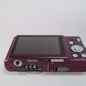 Panasonic Digital Camera Lumix DMC-FS35 16.1MP Purple Tested Full Working Set
