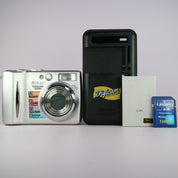 Nikon Digital Camera Coolpix 5200 5.1MP Silver Tested Full Working Set