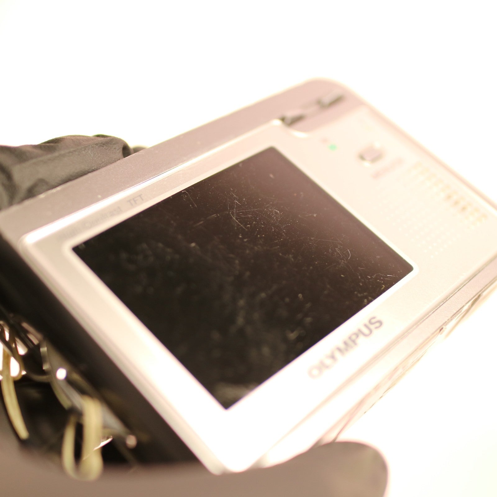 Olympus Digital Camera AZ-1 3.2MP Silver Tested Full Set