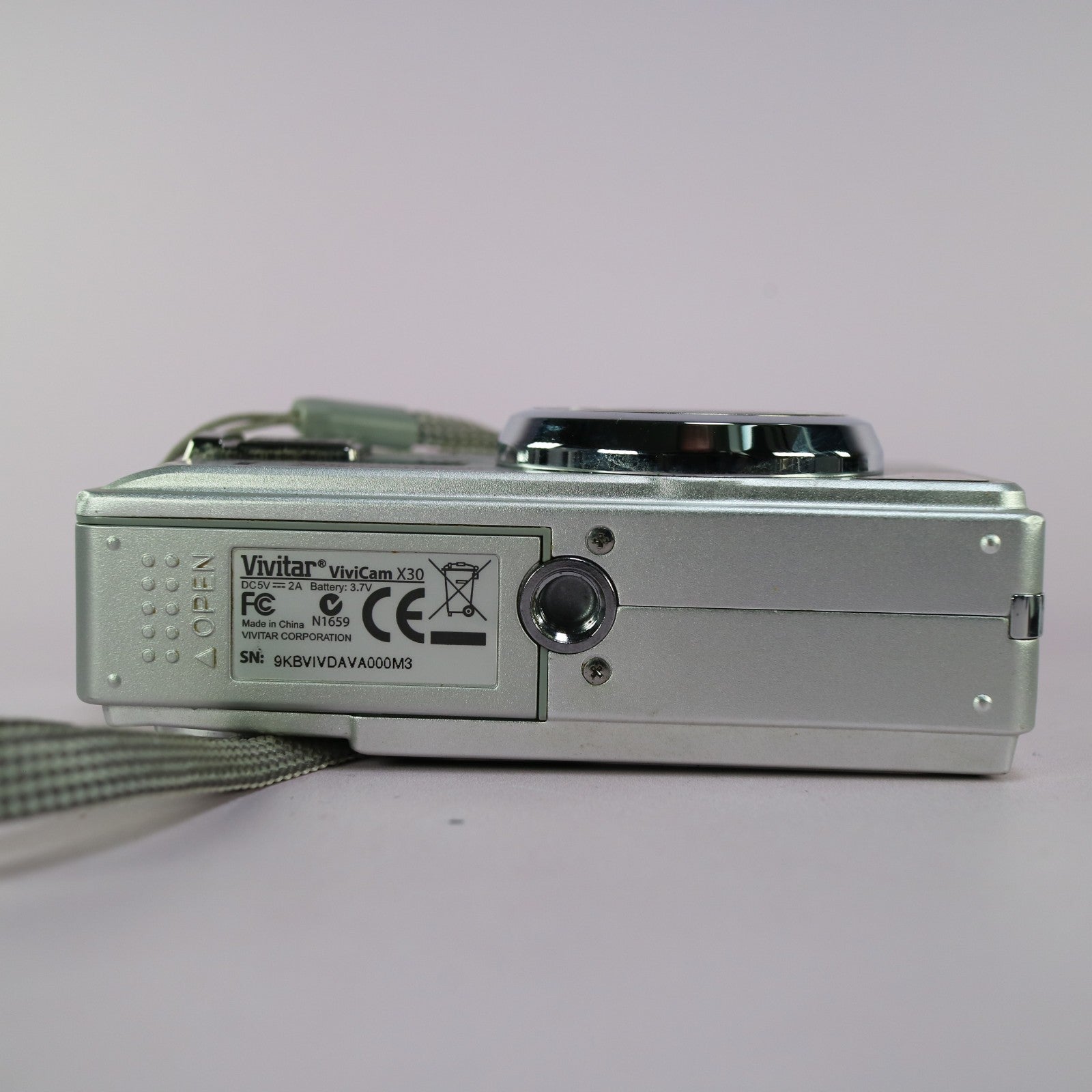Vivitar Vivicam X30 10.1MP Digital Camera Silver Tested Full Working Set