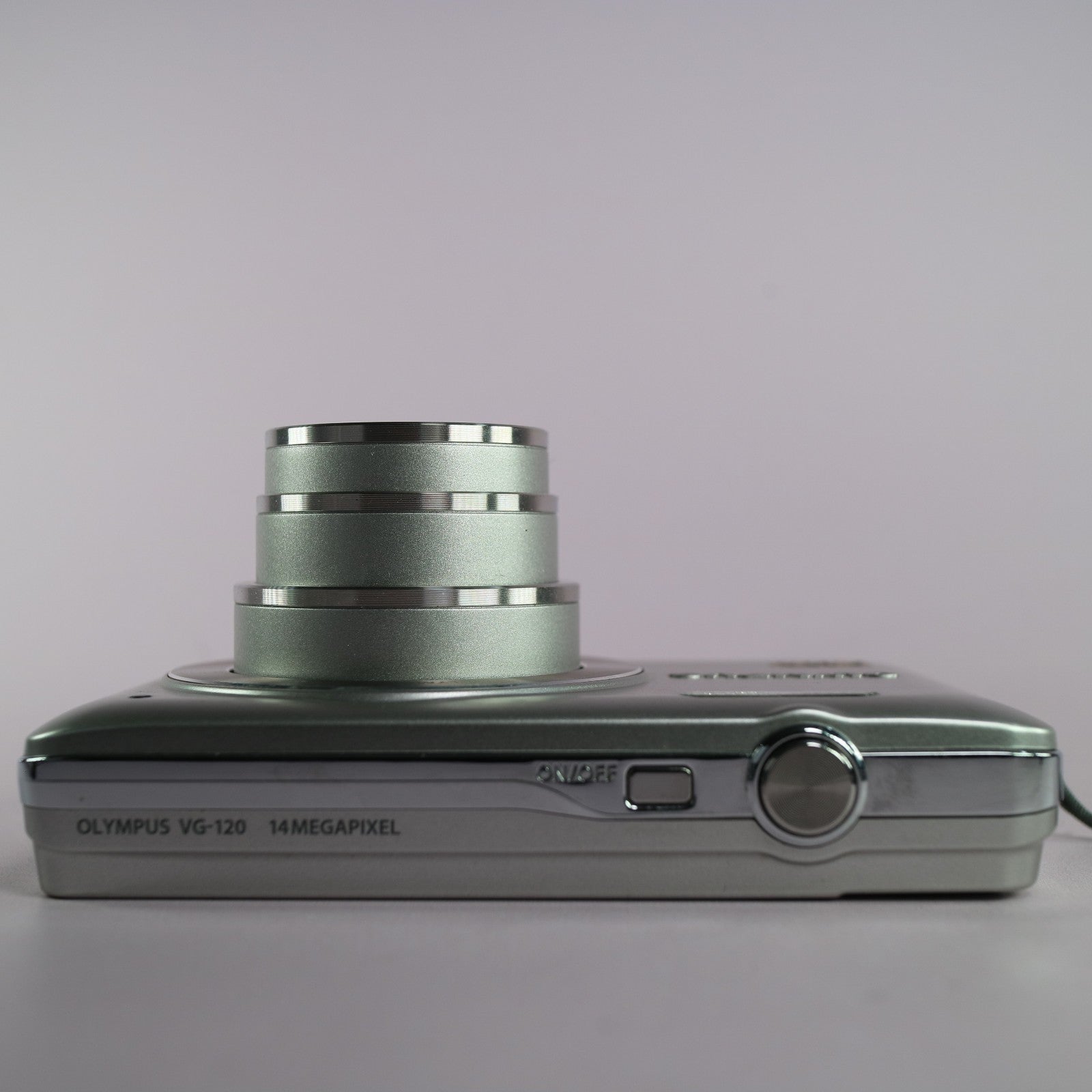 Olympus Digital Camera VG-120 14.0MP Silver Tested Full Working Set