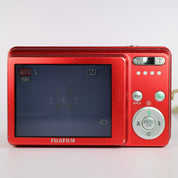 Fujifilm Digital Camera FinePix J10 8.2MP Red Tested Full Working Set