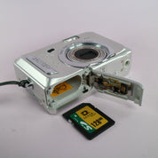 Pentax Optio S55 5.0MP Compact Digital Camera Silver Tested