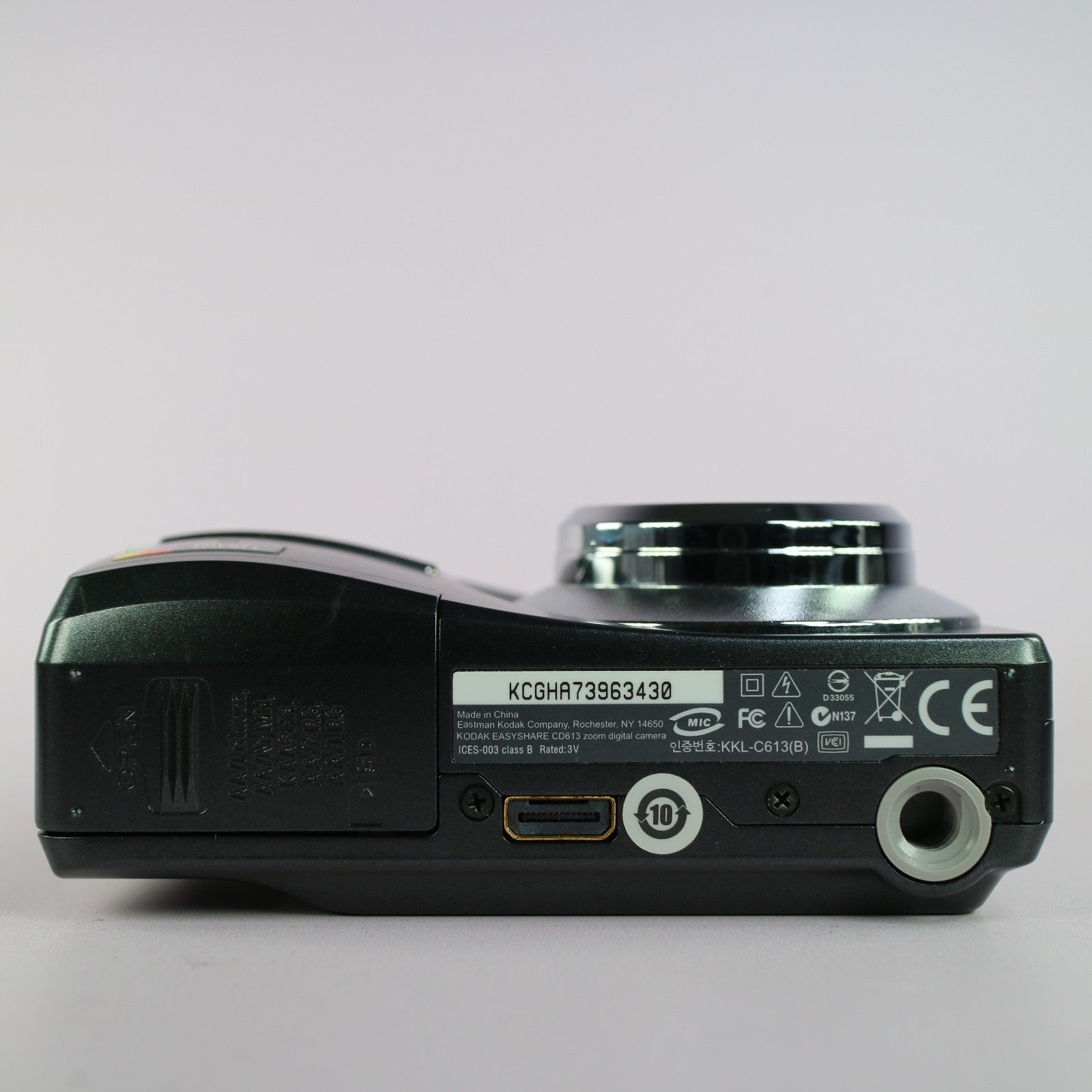 Kodak Digital Camera EasyShare C613 6.0MP Black Tested