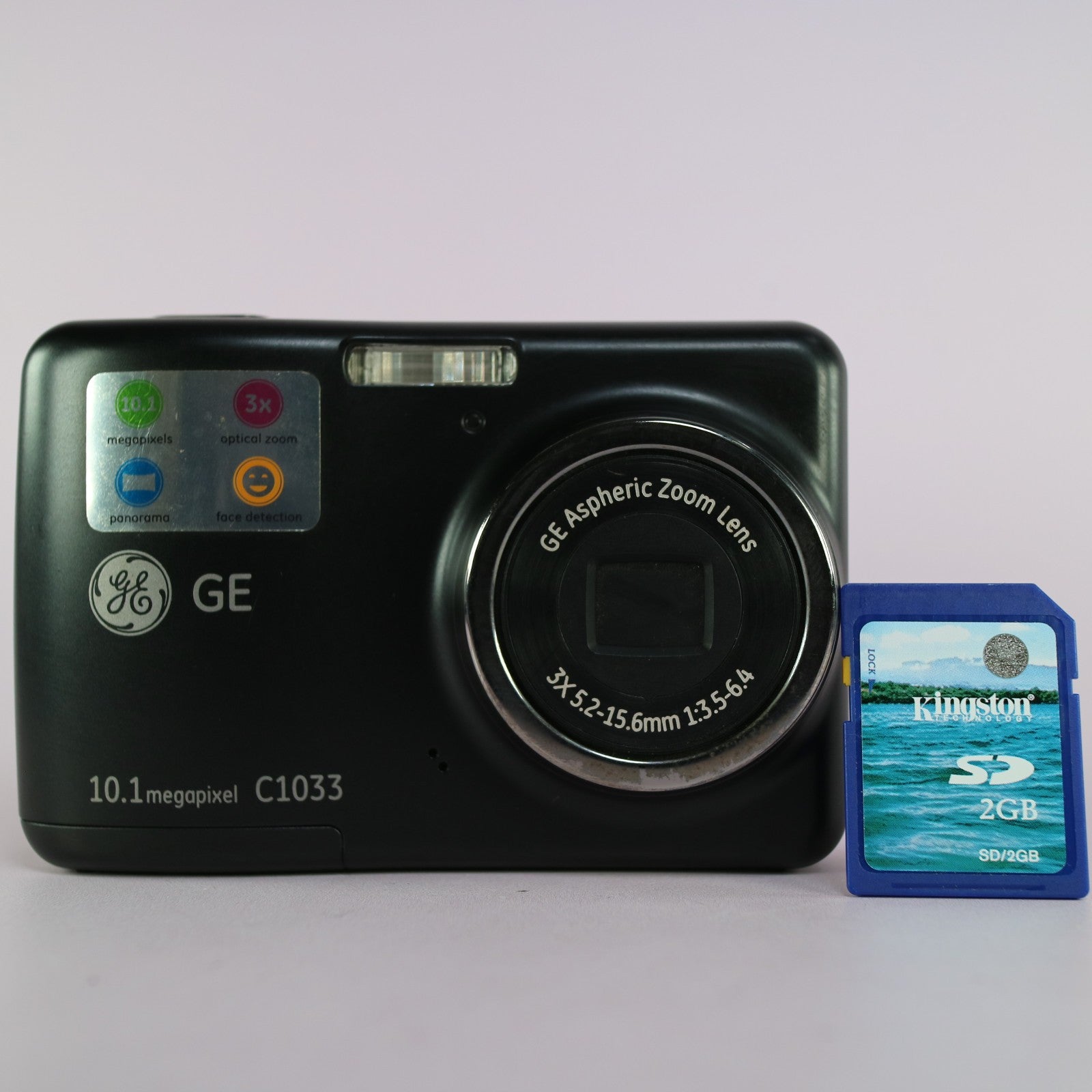 GE Digital Camera C1033 10.1MP General Electric Black Tested