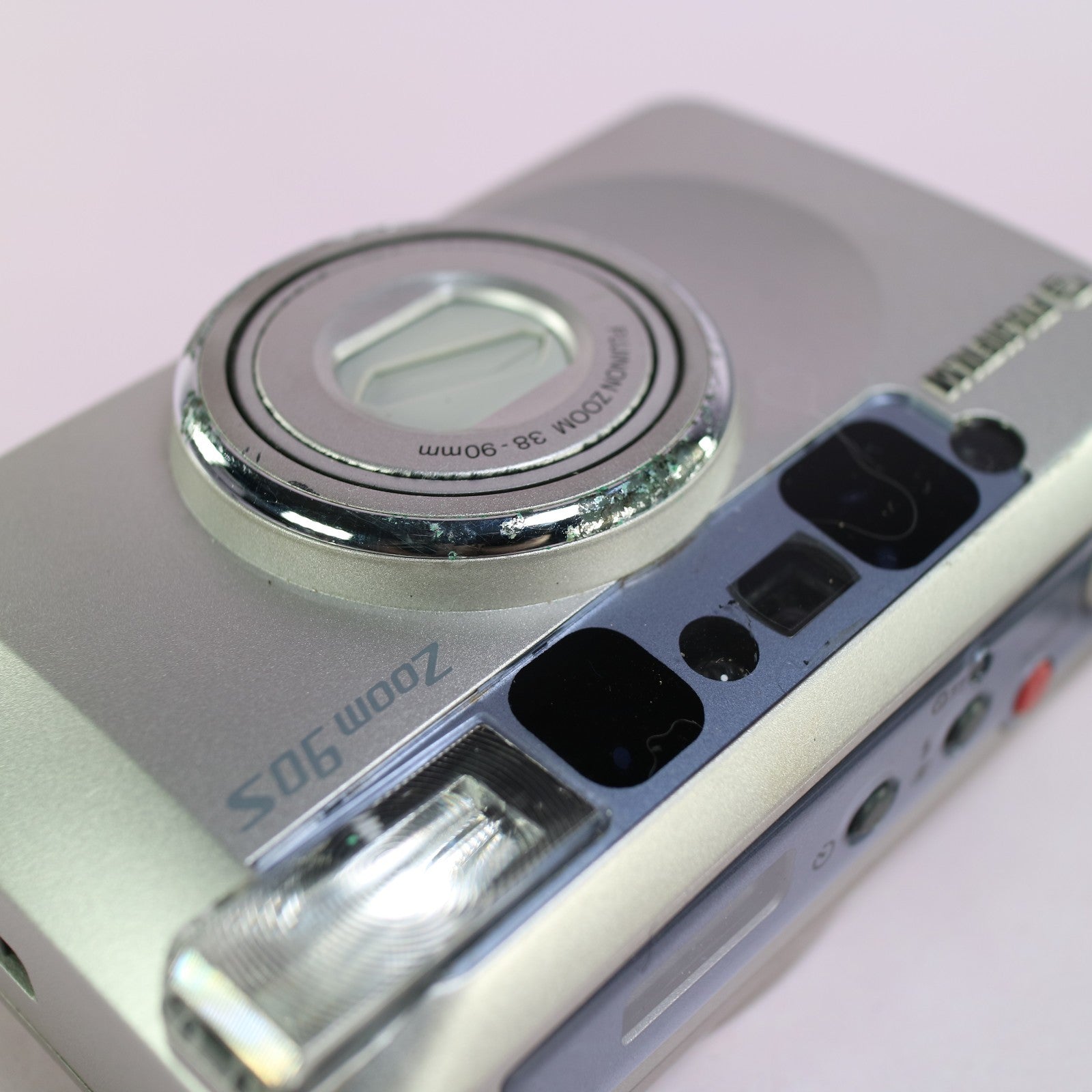 Fujifilm Zoom 90S 35mm Film Point and Shoot Camera Silver Tested