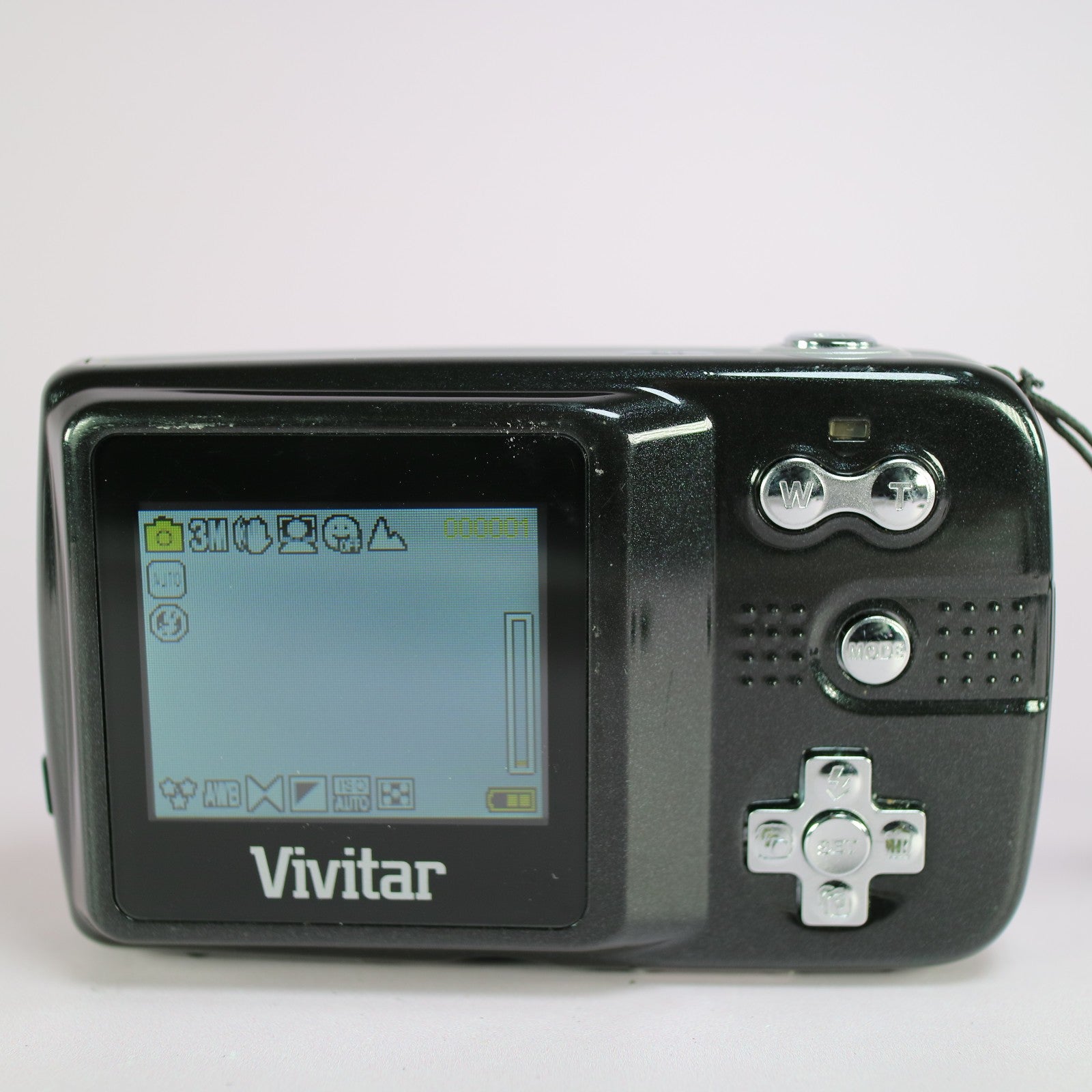 Vivitar Digital Camera Vivicam 7022 7.1MP Black Tested