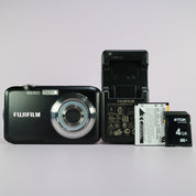 Fujifilm Digital Camera FinePix JV250 16.0MP Black Tested Full Working Set