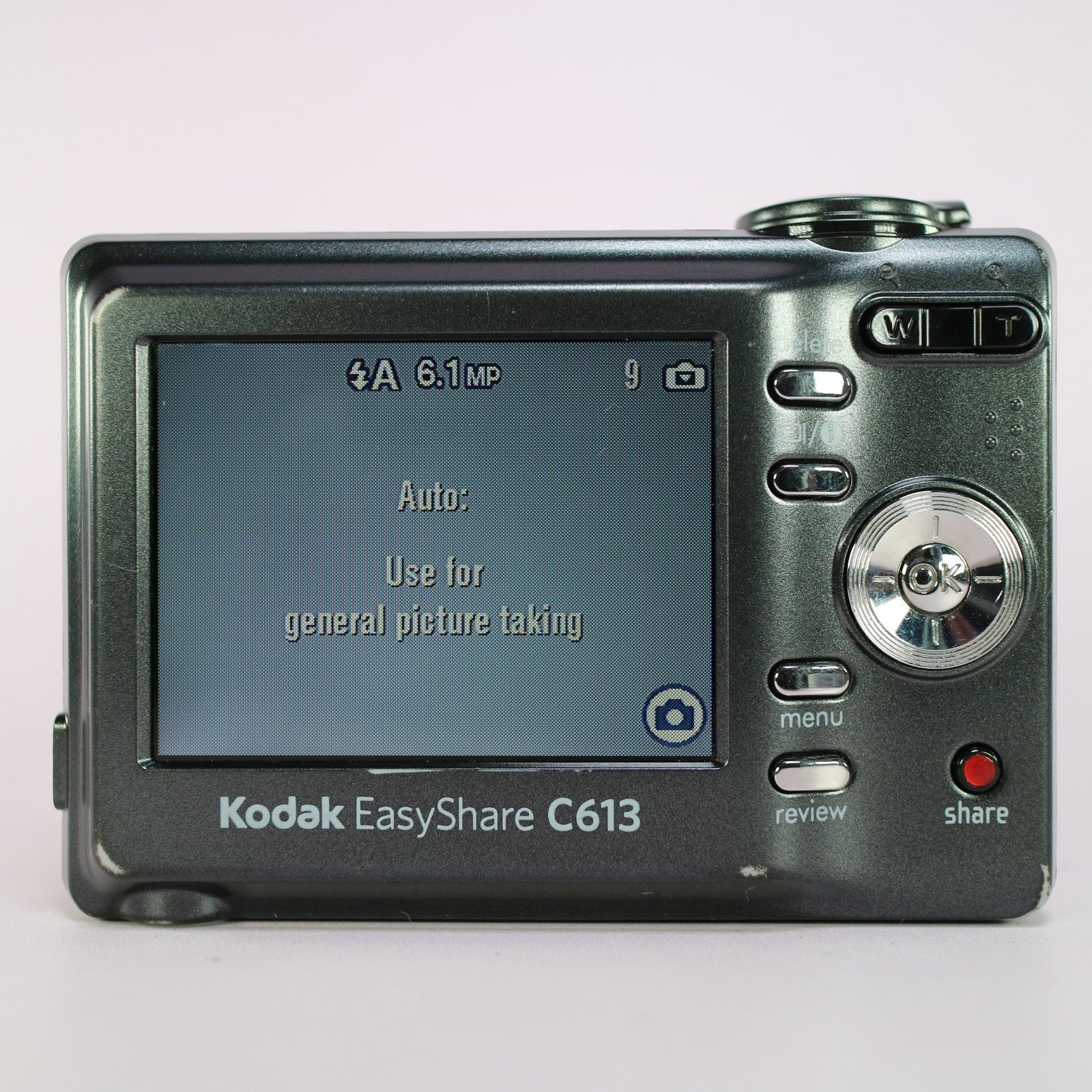 Kodak Digital Camera EasyShare C613 6.0MP Black Tested