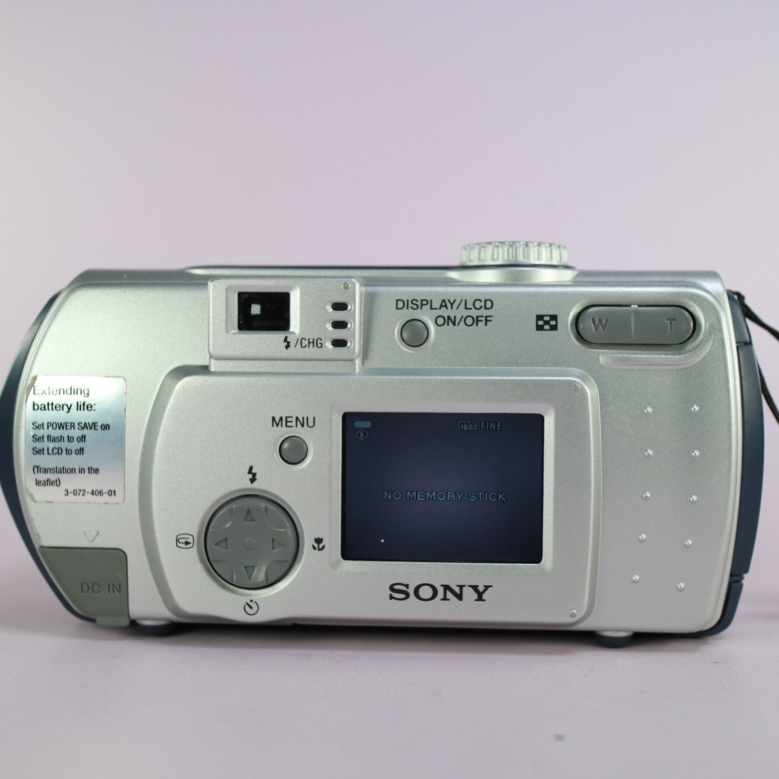 Sony Digital Camera Cybershot DSC-P50 2.1MP Silver Tested