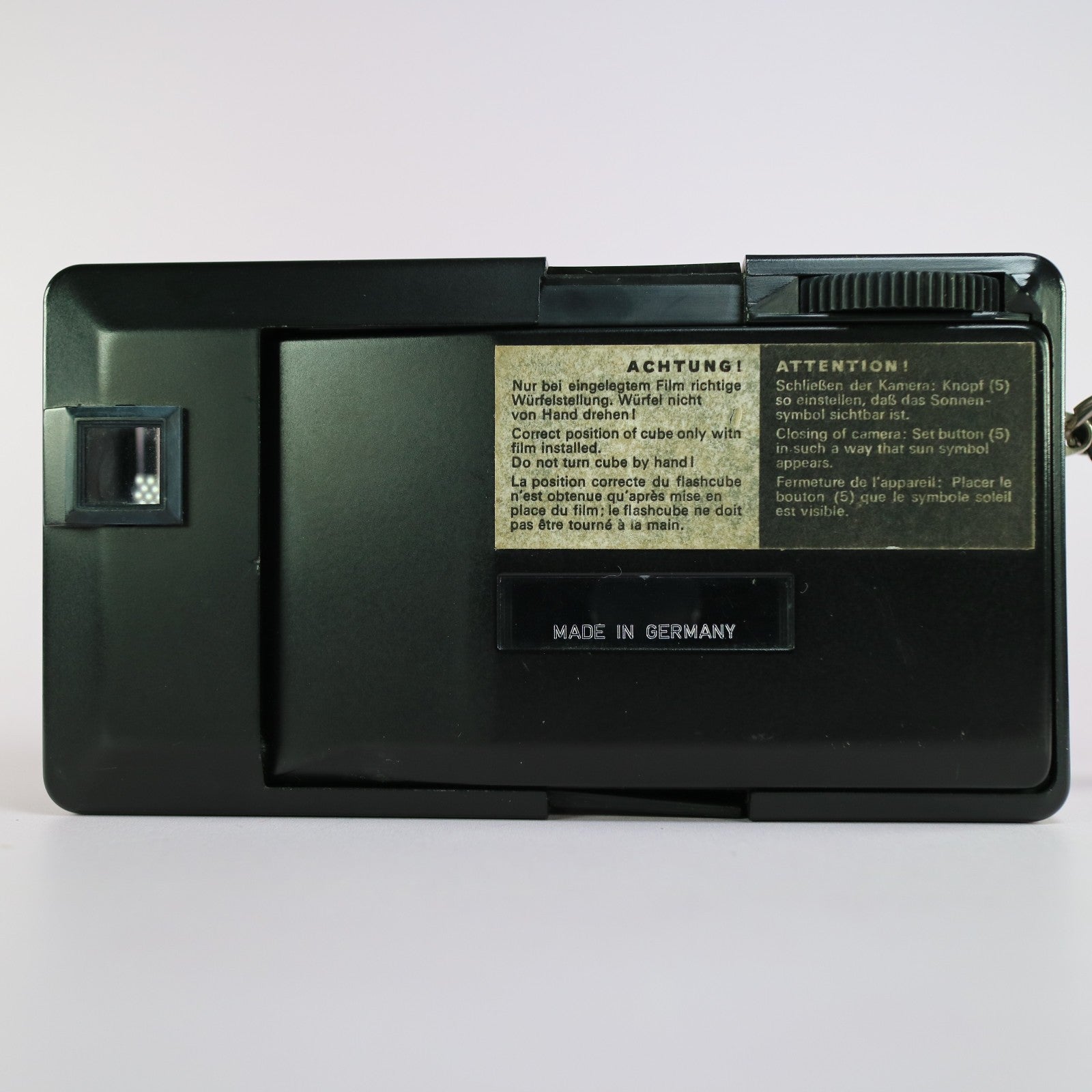 Revue Matic 126S 126mm Film Point and Shoot Camera Black Tested