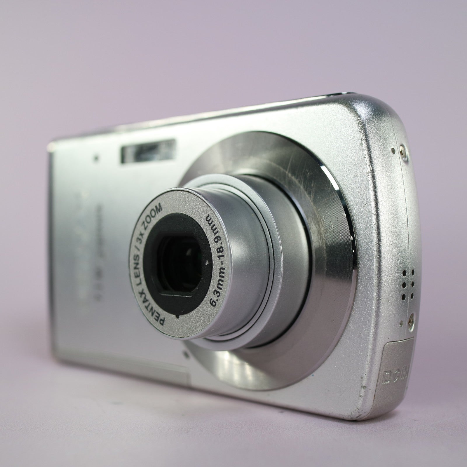 Pentax Optio M30 7.1MP Compact Digital Camera Silver Tested Full Working Set