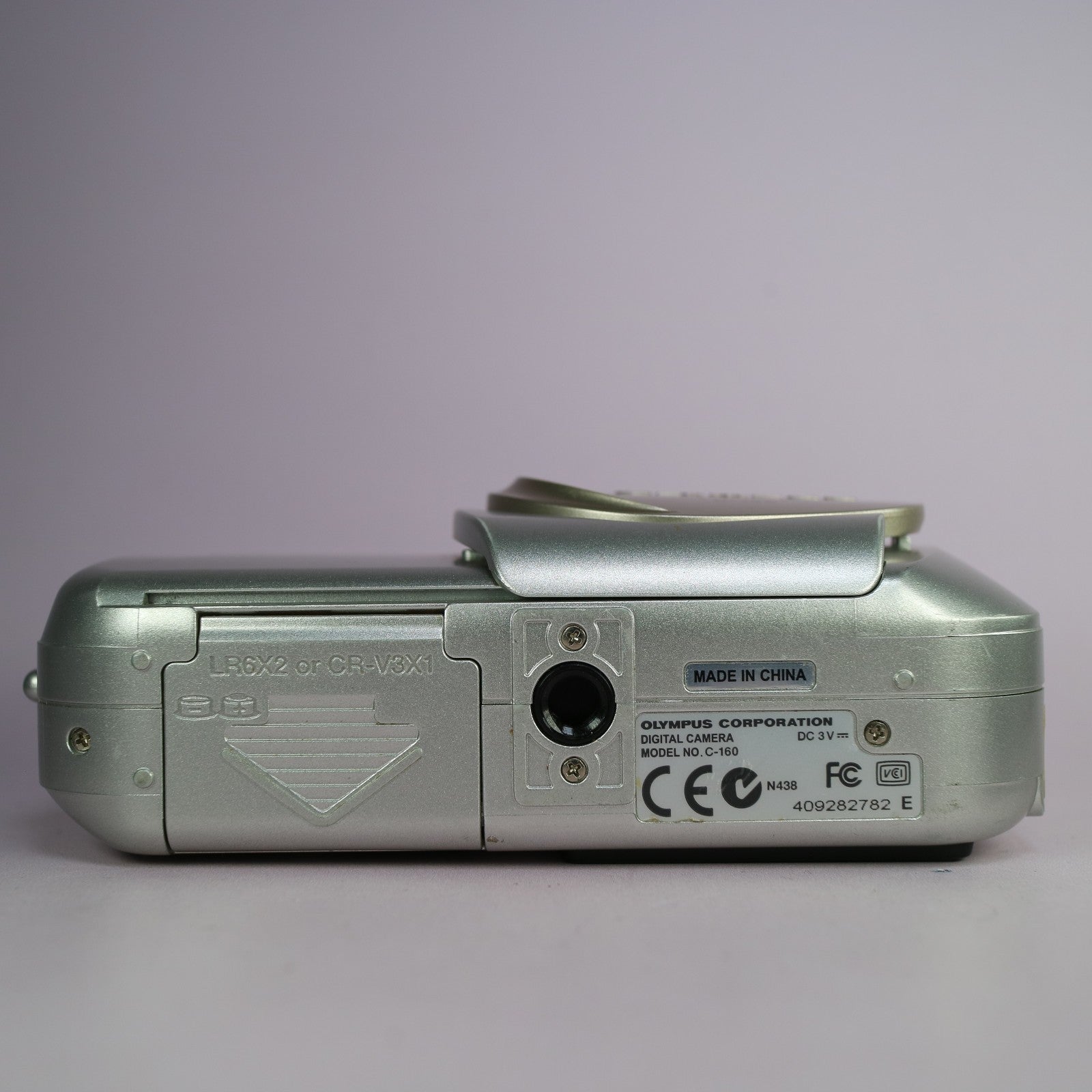 Olympus Camedia C-160 Zoom 2.0MP Digital Camera Silver Tested With xD Card