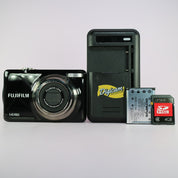 Fujifilm Digital Camera FinePix JV300 14.0MP Black Tested Full Working Set