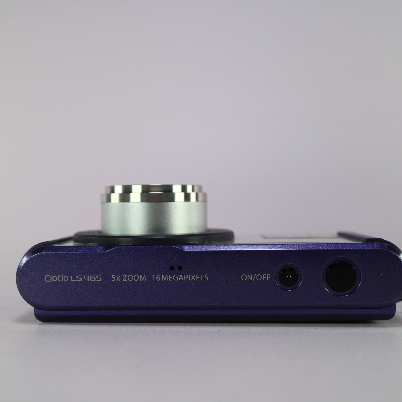 Pentax Digital Camera Optio LS465 16.0MP Purple Tested Full Working Set