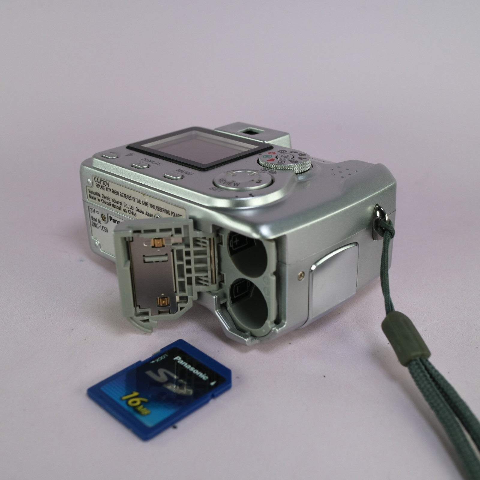 Panasonic Digital Camera Lumix DMC-LC50 3.2MP Silver Tested