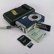 Pentax Digital Camera Optio S5i 5.0MP Blue Tested Full Working Set