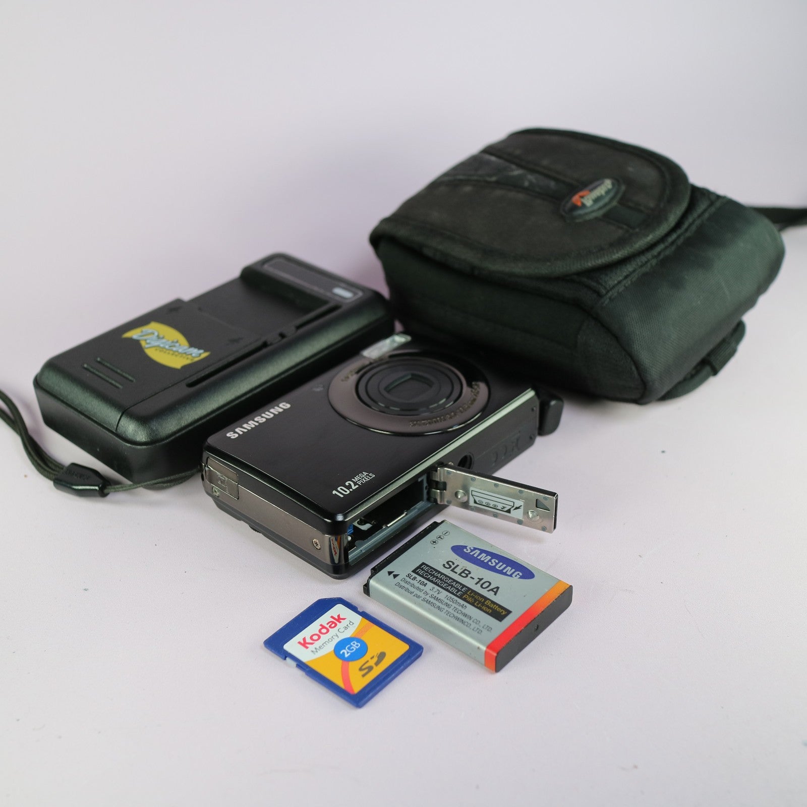 Samsung Digital Camera PL50 10.2MP Black Tested Full Working Set