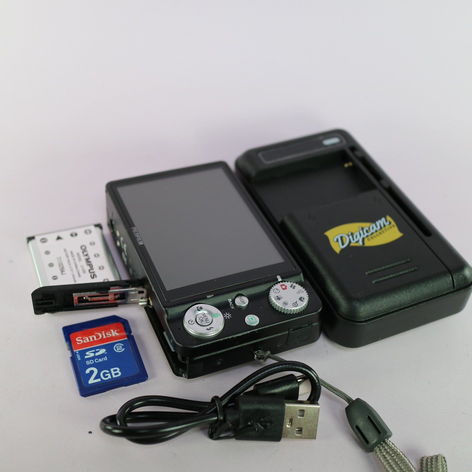 Fujifilm Digital Camera FinePix J150w 10.0MP Black Tested Full Working Set