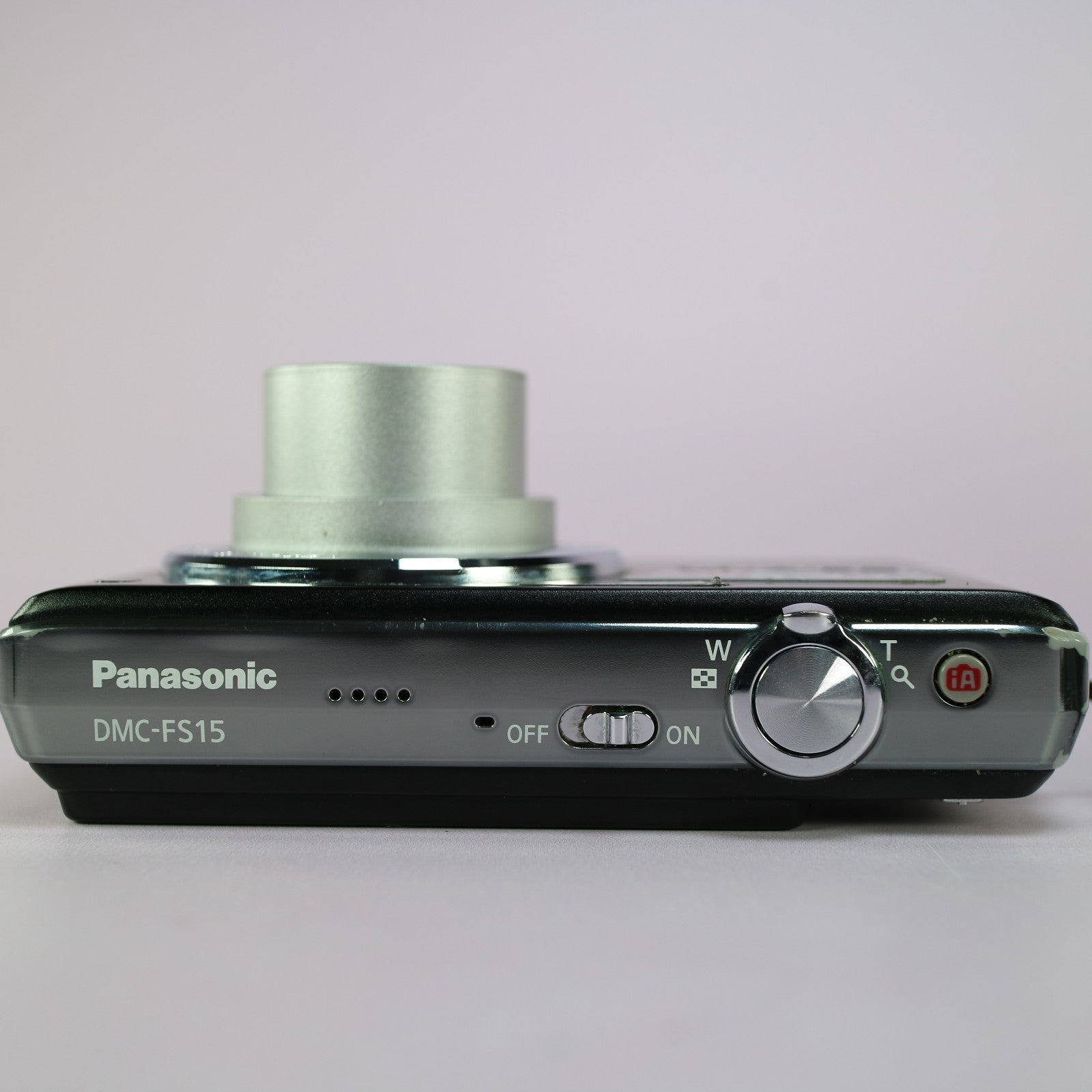 Panasonic Lumix DMC-FS15 12.1MP Digital Camera Black Tested Full Working Set