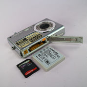 Pentax Optio T20 7.1MP Compact Touchscreen Digital Camera Silver Tested