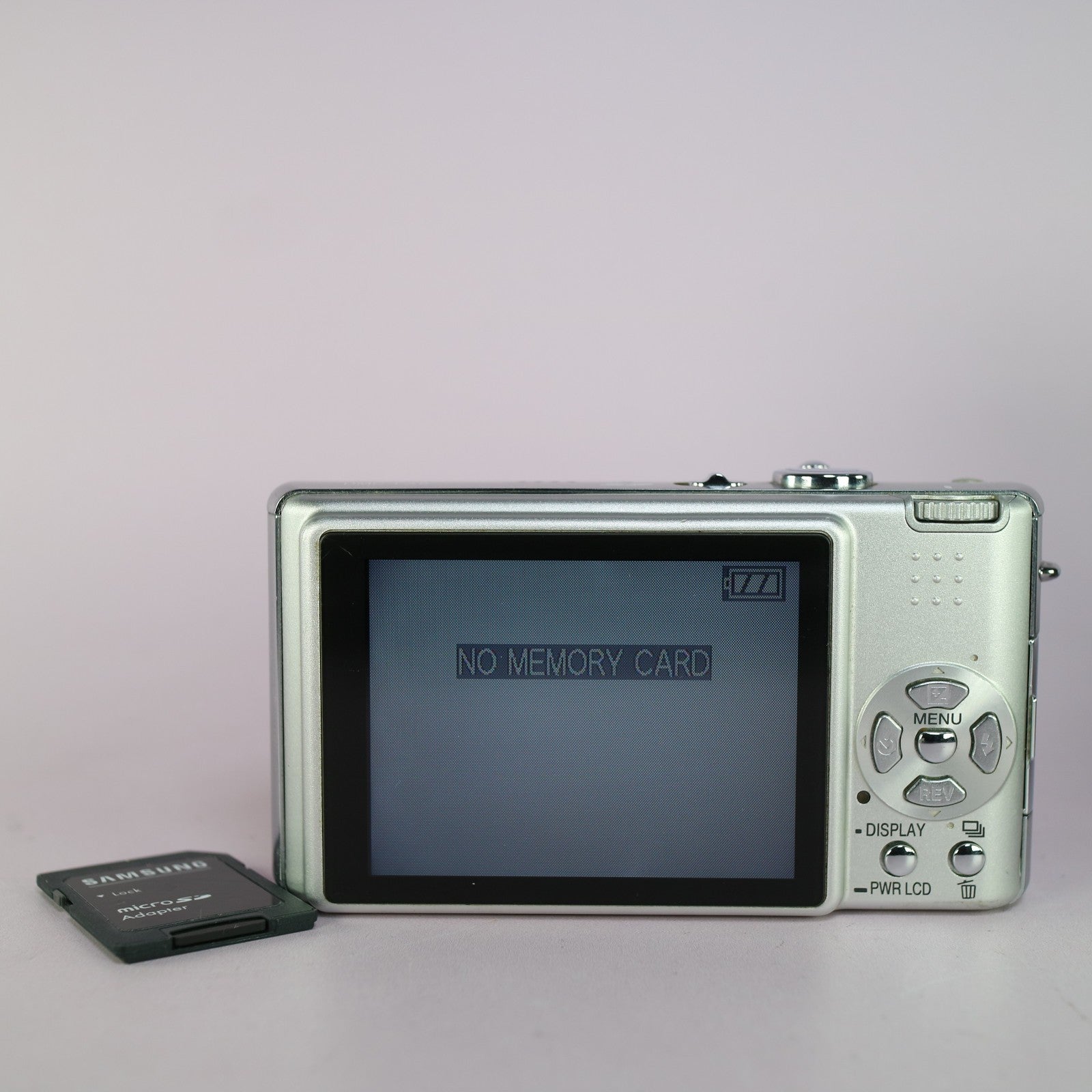 Panasonic Digital Camera Lumix DMC-FX8 5.0MP Silver Tested