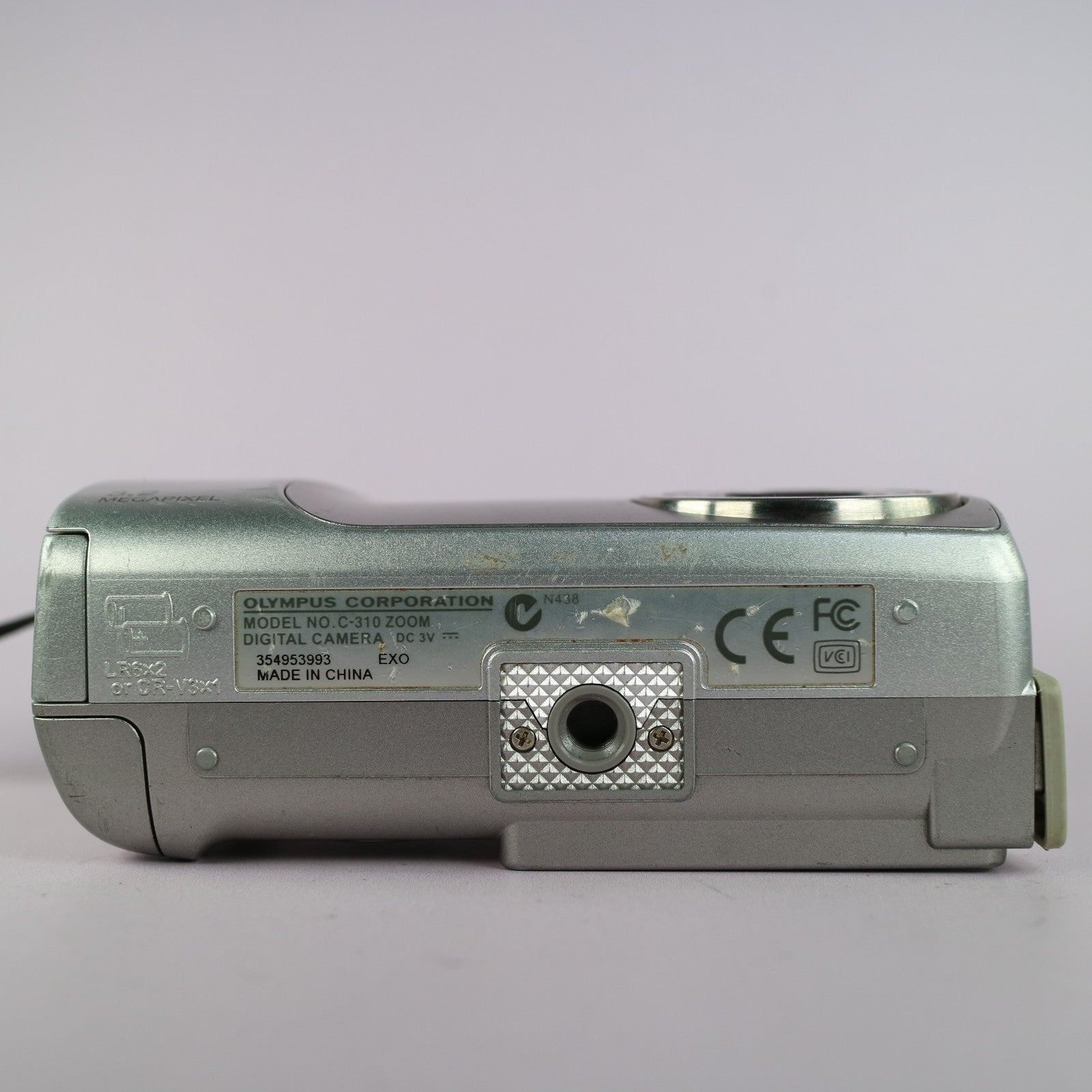 Olympus Digital Camera Camedia C-310 Zoom 3.2MP Silver Tested